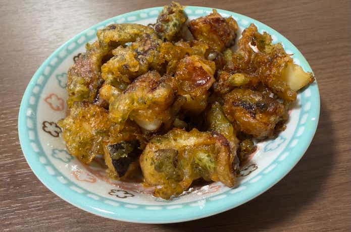 タコの磯辺揚げ