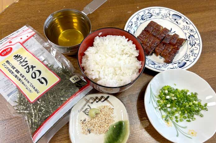 自宅で作ったひつまぶし
