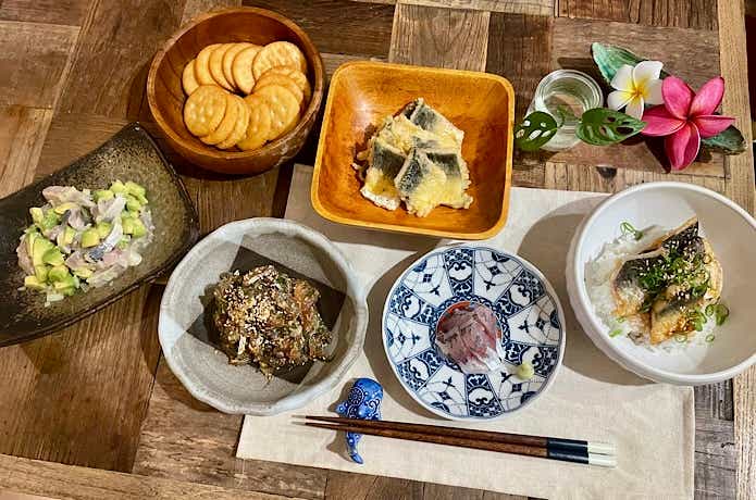 いつものアジ料理に変化を