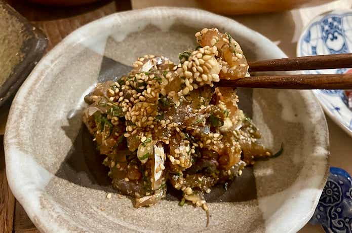 香味野菜の香りが美味しい