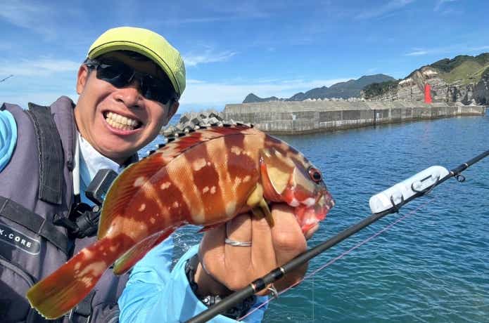 SMART HITを使ったアカハタの釣果