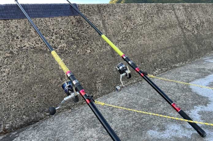 尻手ロープを使ったブッコミ釣り