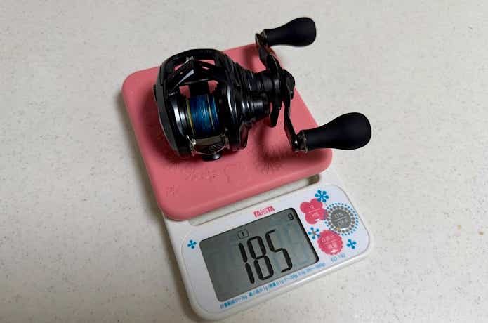 ライン込みで185g