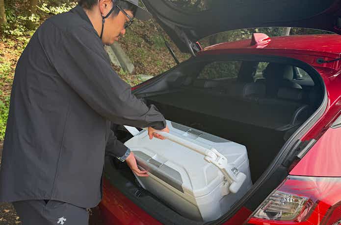 荷室が使いやすい