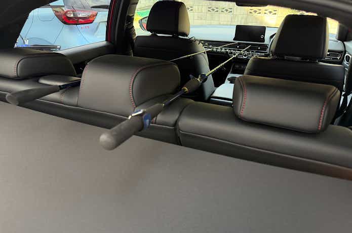 ロッドの積み込み