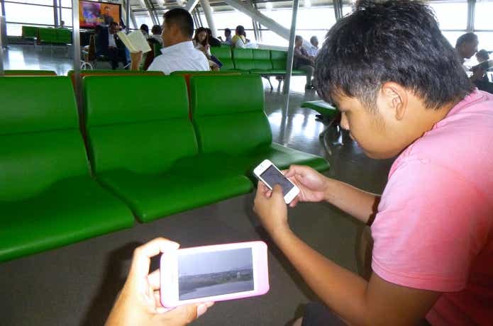 コウライオヤニラミを釣りに出掛ける山根兄弟