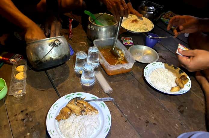 アジアで一般的なライギョ料理