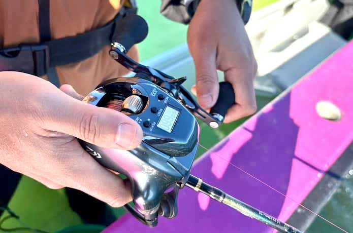 手巻きリールのような巻き心地