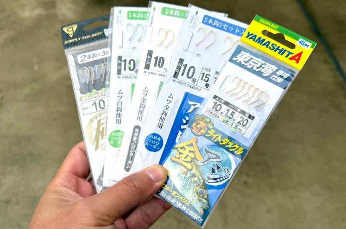 ライトアジの仕掛け