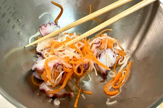 なます酢で和える