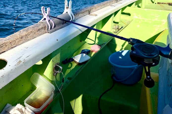 置き竿に切り替える