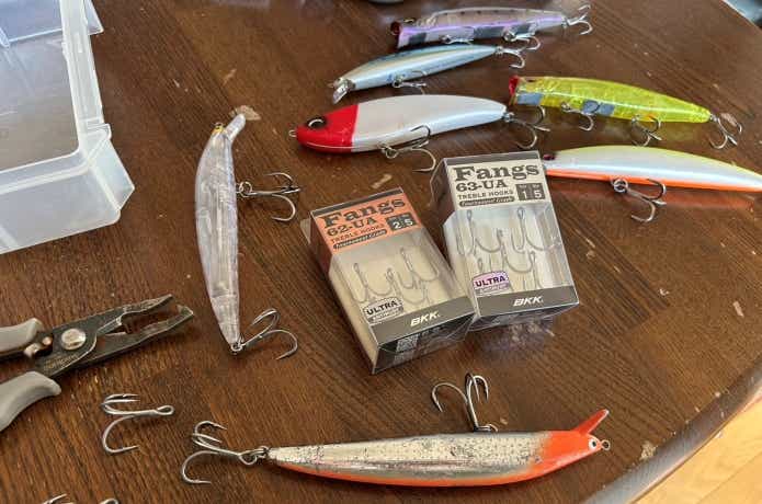 オオニベ釣りに使用したフック