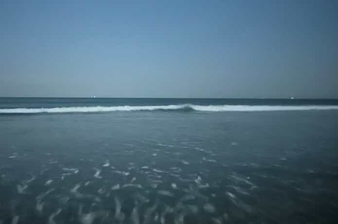 オオニベが来遊するサーフ