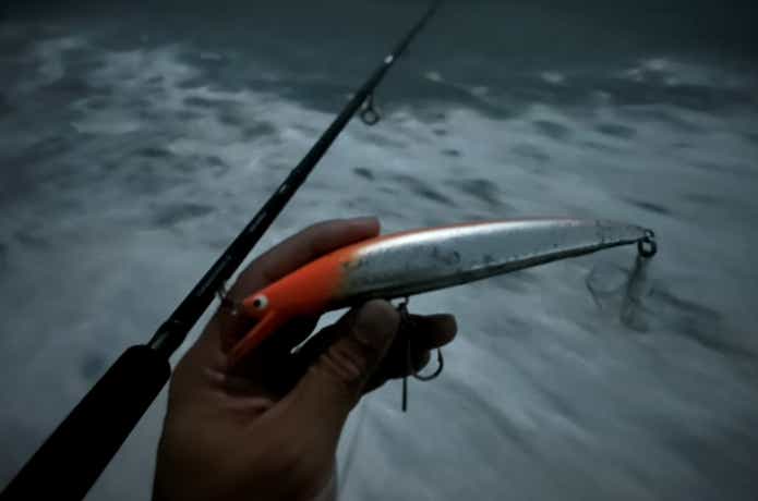 オオニベ釣りに使用したルアー