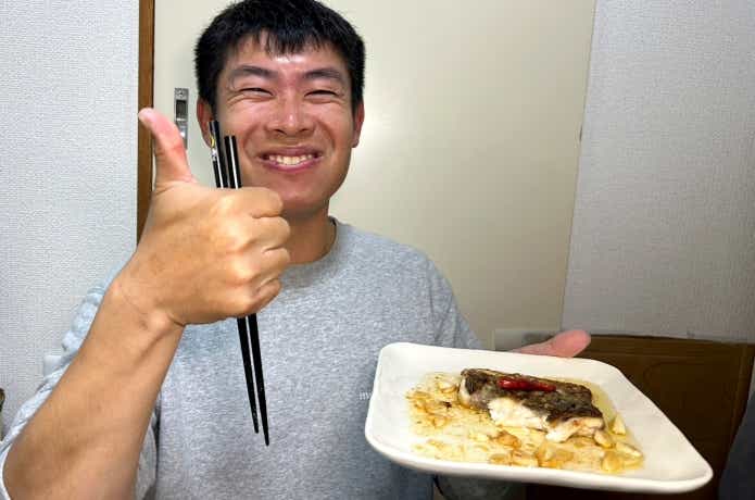 オオニベのバター焼き