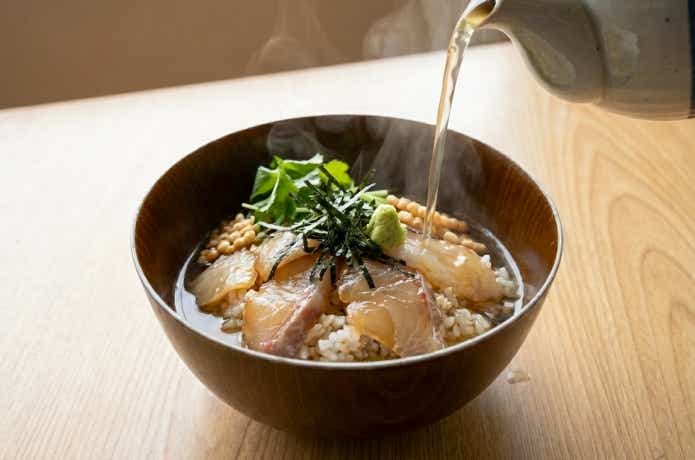 出汁を使ったタイ茶漬け