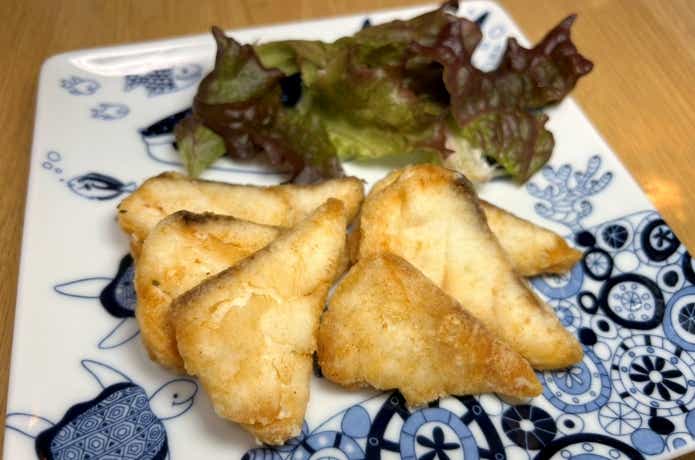 余った刺身で作った竜田揚げ