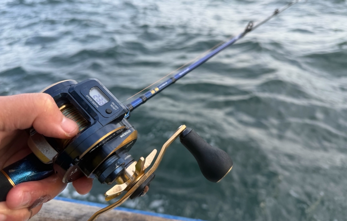 よく釣れる。楽しい。でもこの釣り、タナを外すと始まらない