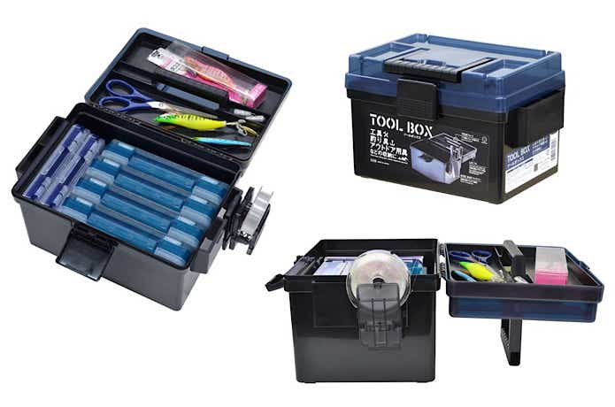 釣具の収納と作業性を両立できるボックス