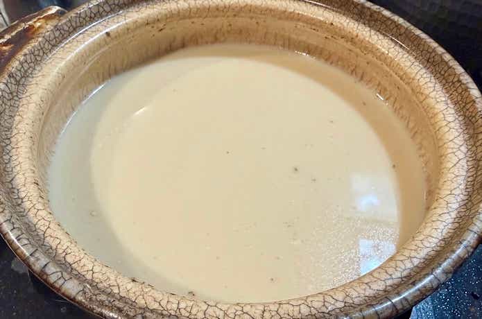 豆乳仕立てのタレ