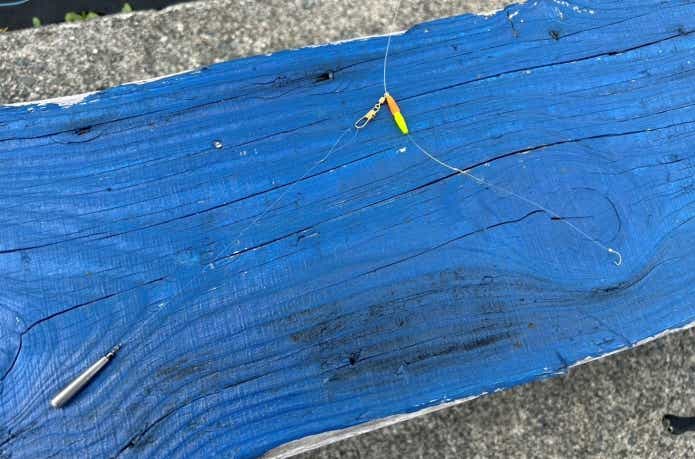 シモリペットを流用した胴突き仕掛け