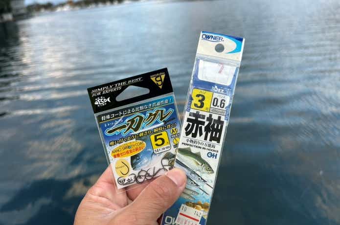 フカセ釣りに使う釣り針