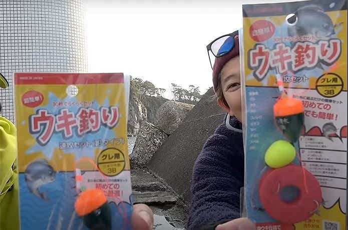 フカセ釣りのセット仕掛け