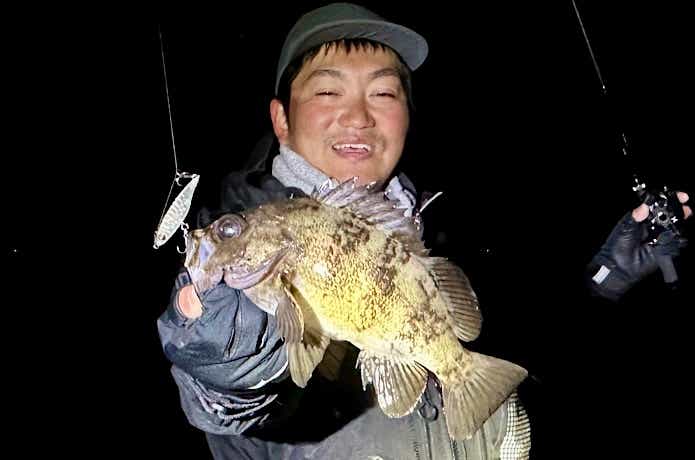 バロンドールで釣った良型のメバル