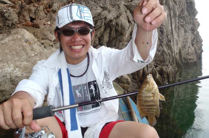 タイで釣られたゾウニフマレタキノボリウオ