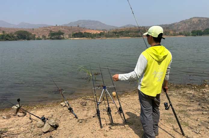 カトラを狙ったブッコミ釣り