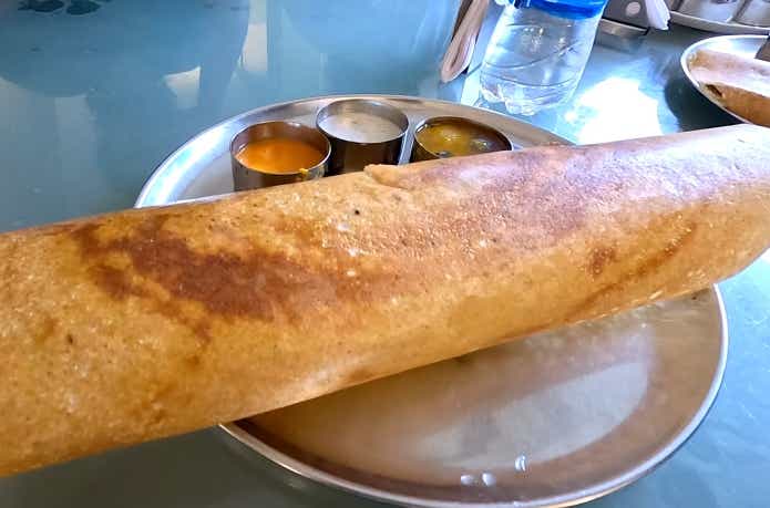 インドの朝食として有名なドーサ