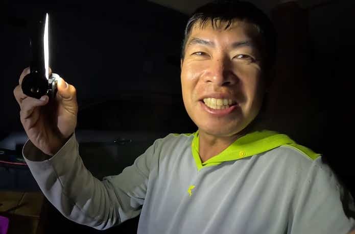 停電したホテル