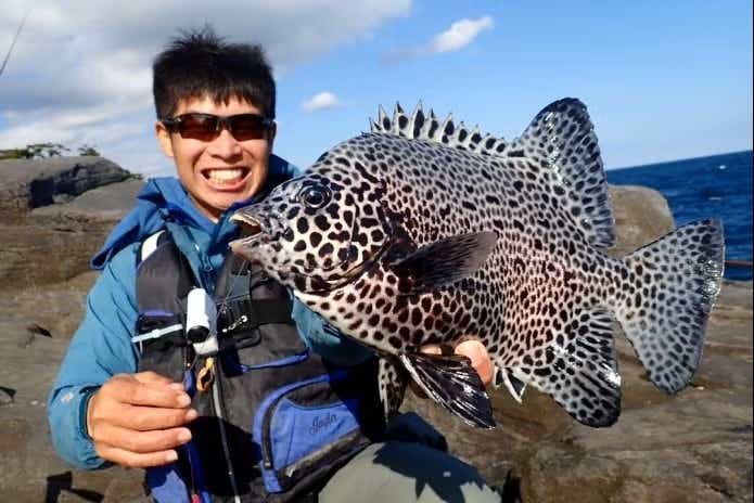 ムール貝で釣れたイシガキダイ