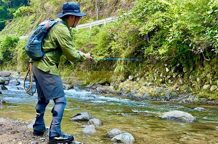 渓流の魅力に引き込まれていた筆者