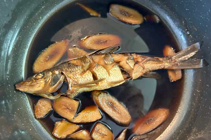 ニゴイの煮付け