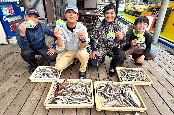 4人揃って束超え
