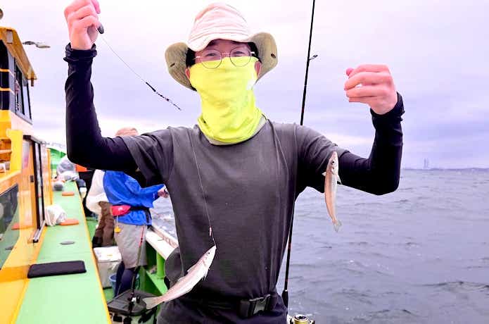 釣友もダブルヒット